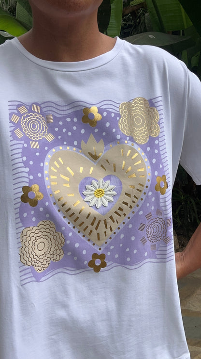 Camiseta Lilas